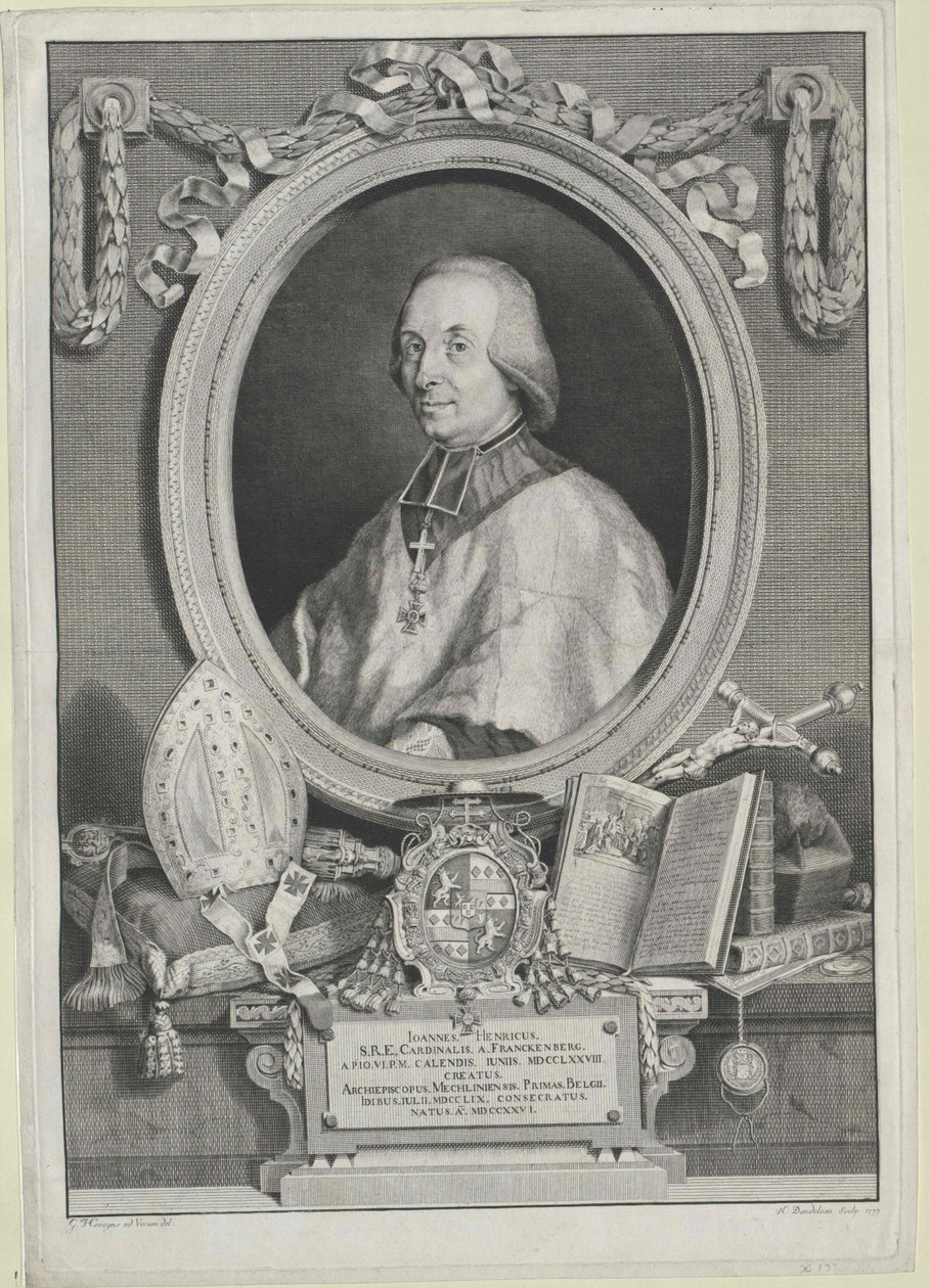 Johann Heinrich Graf Frankenberg von Artist Unknown