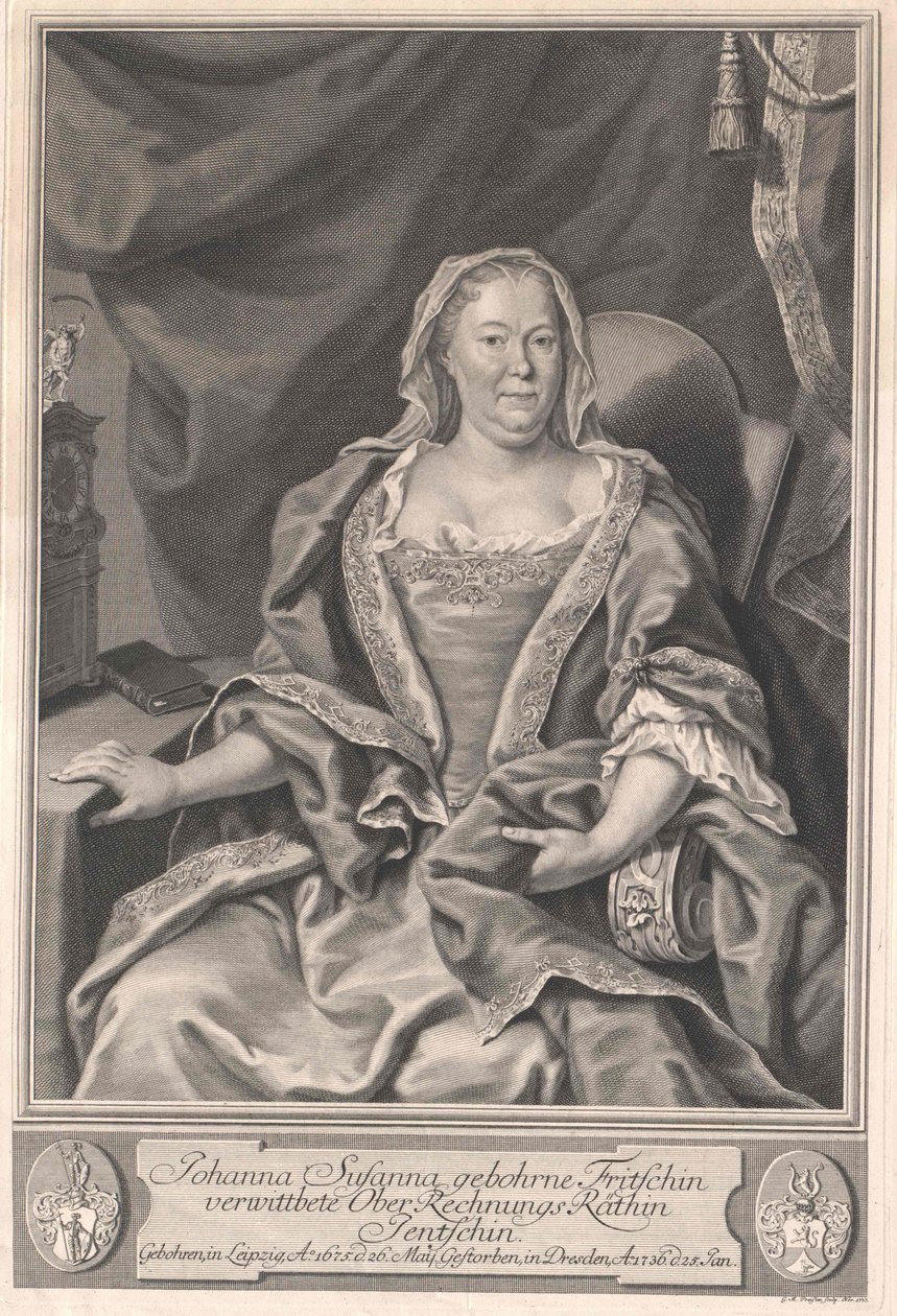 Johanna Susanna Fritsch von Artist Unknown