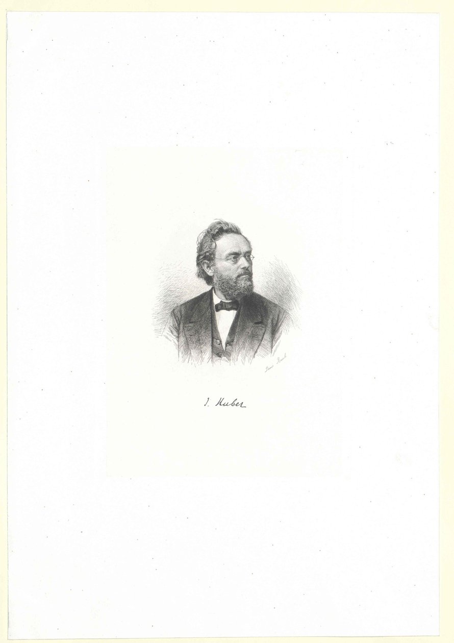 Johannes Huber (Druck) von Artist Unknown