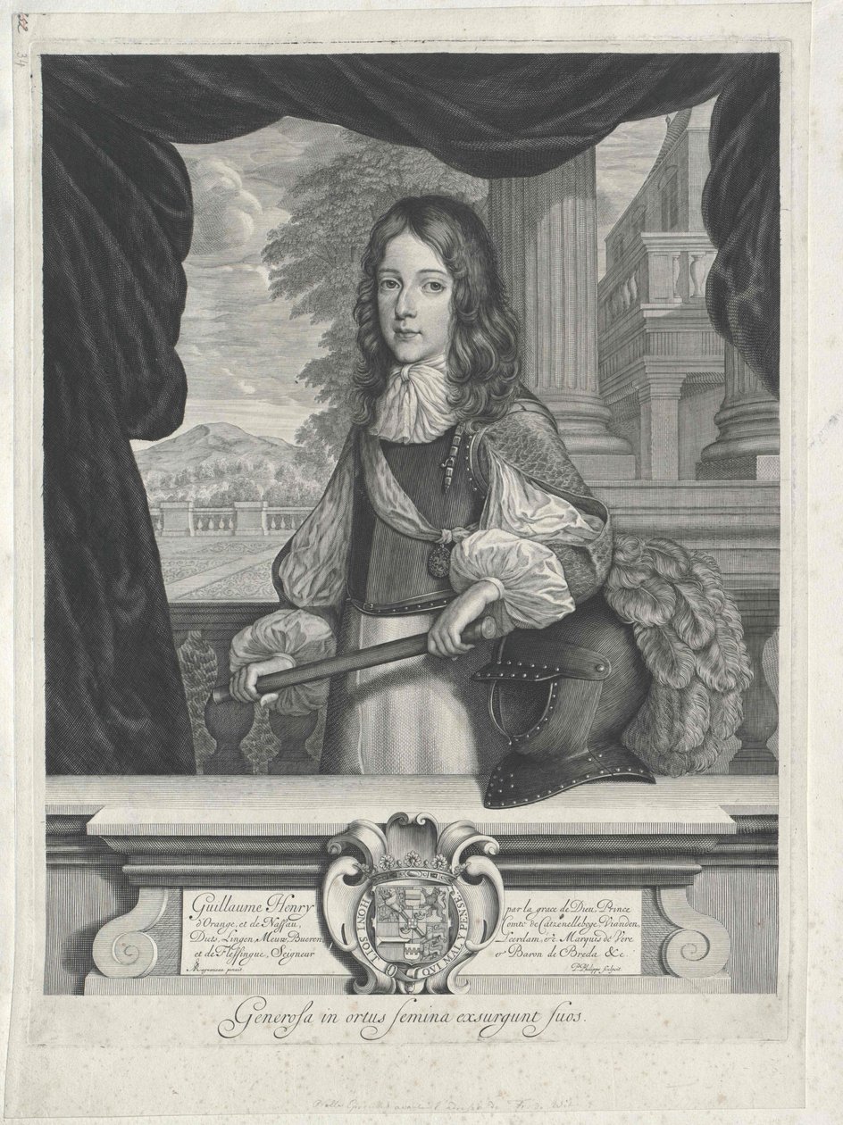 König von England Wilhelm III. von Artist Unknown