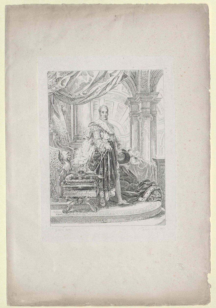 König von Frankreich Karl X. von Artist Unknown