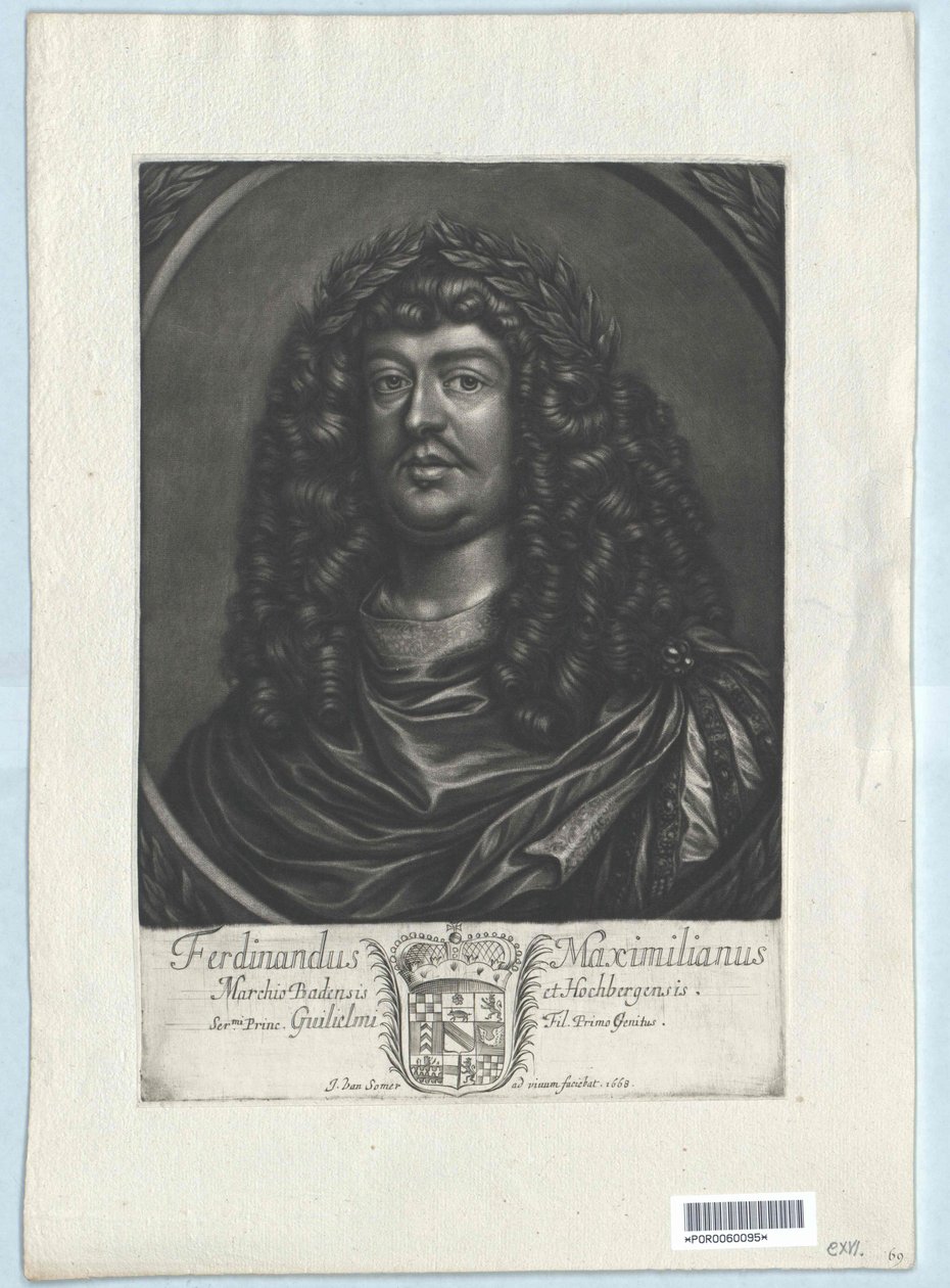 Markgraf von Baden-Baden Ferdinand Maximilian von Artist Unknown