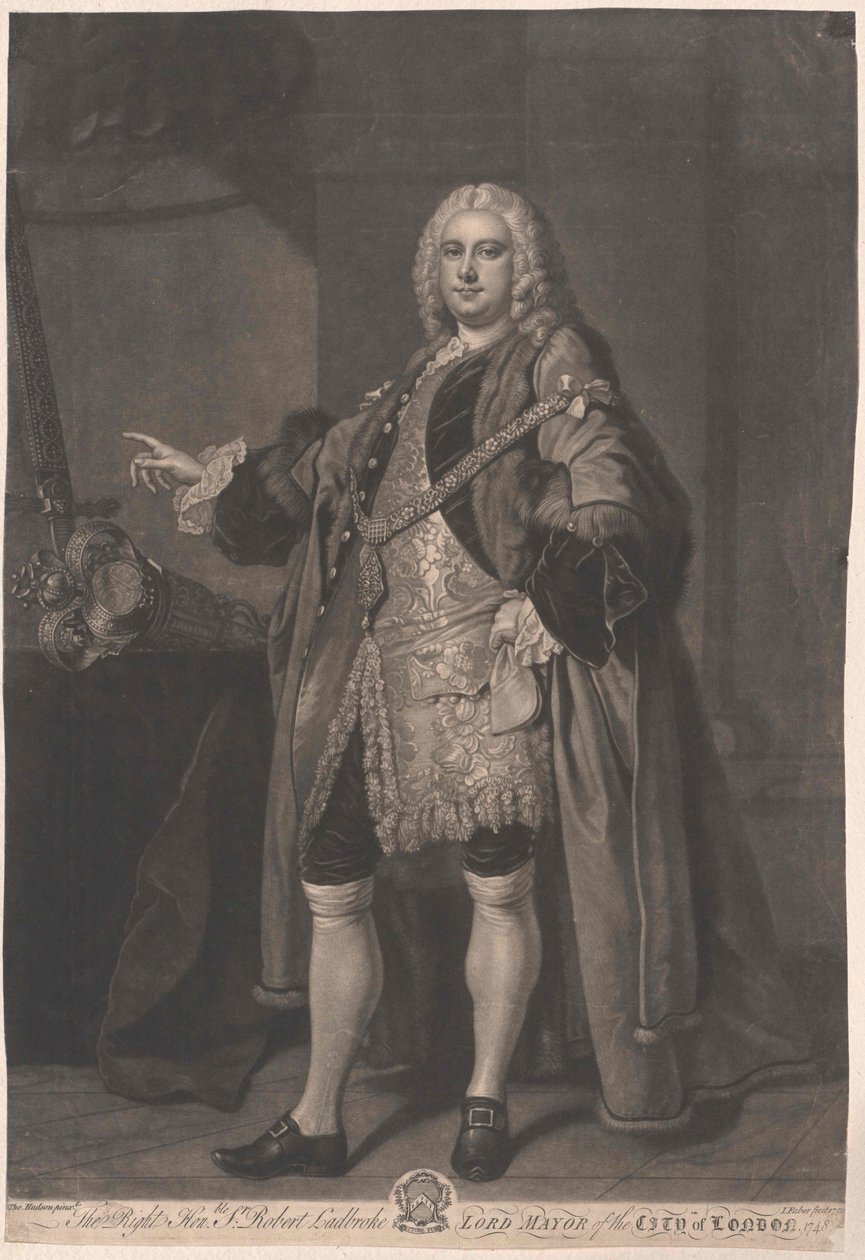 Bürgermeister von London Robert Ladbroke von Artist Unknown