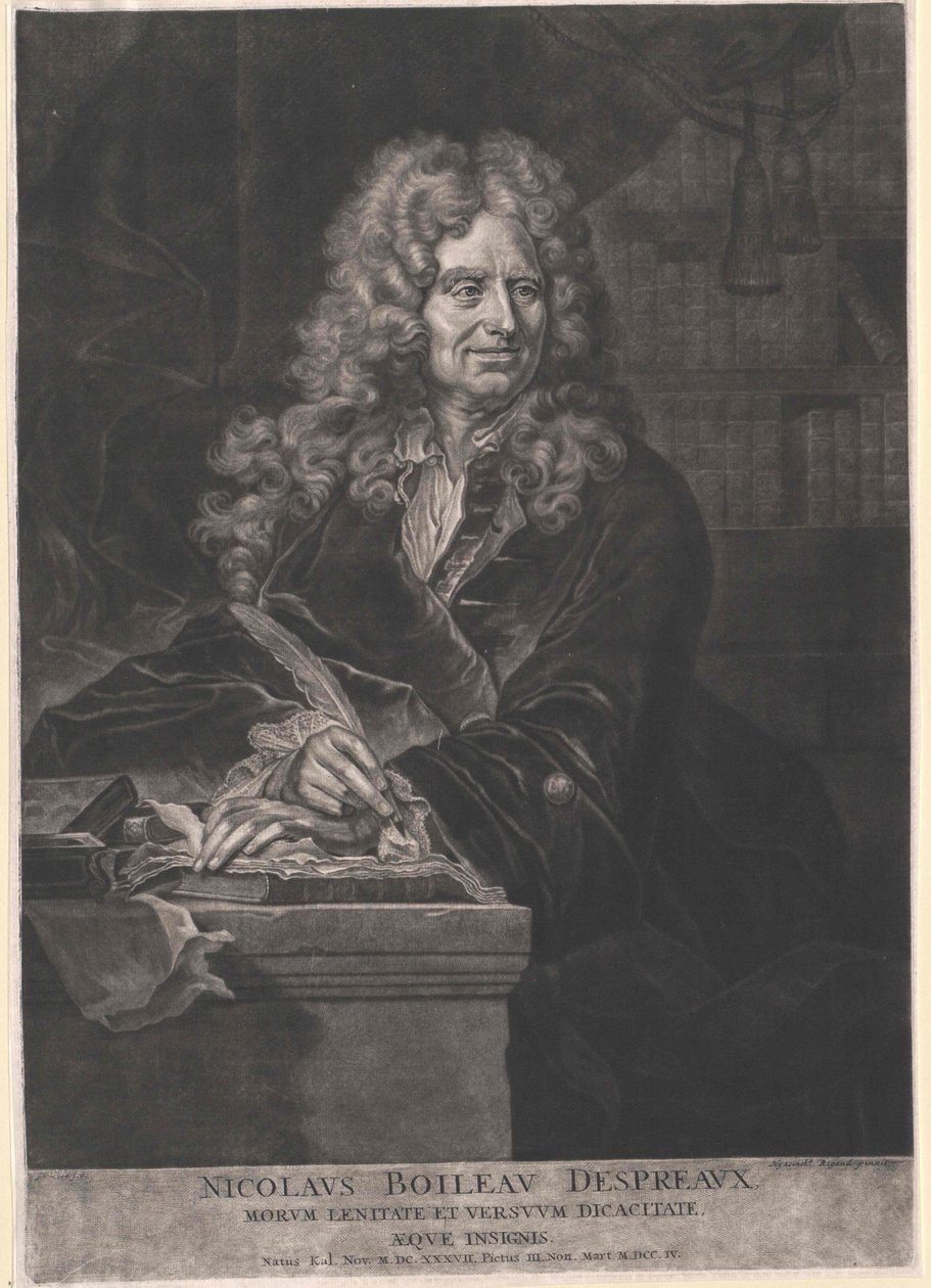 Nicolas Boileau-Despréaux von Artist Unknown