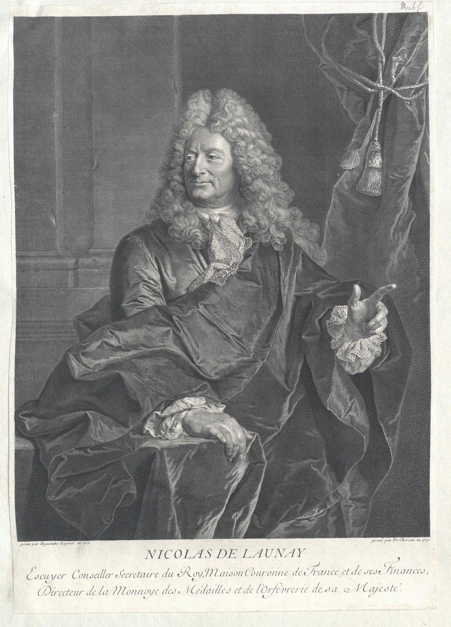 Nicolas de Launay von Artist Unknown