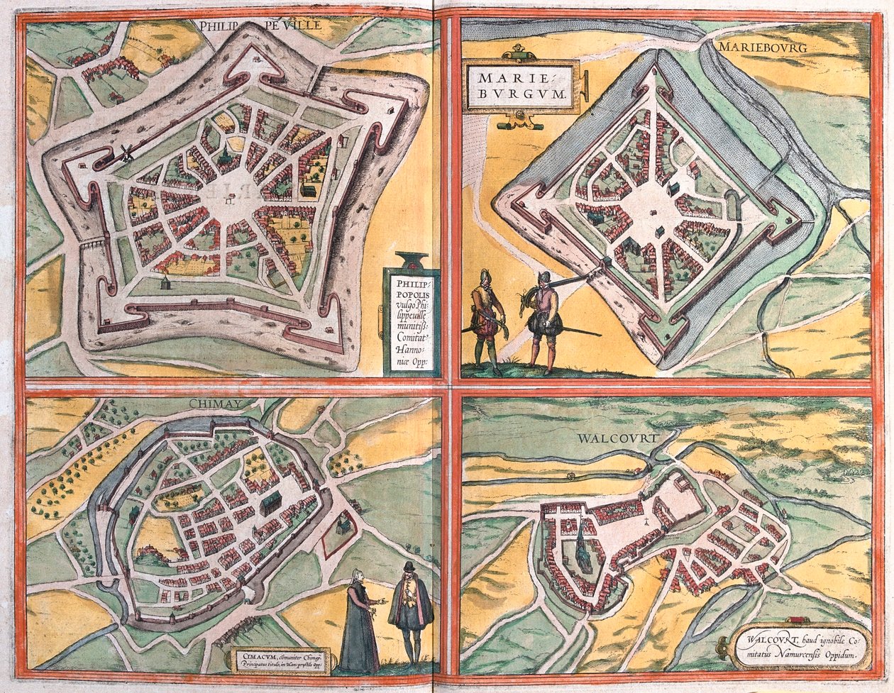 Phlippeville, Mariembourg, Chimay, Walcourt, Belgien von Artist Unknown