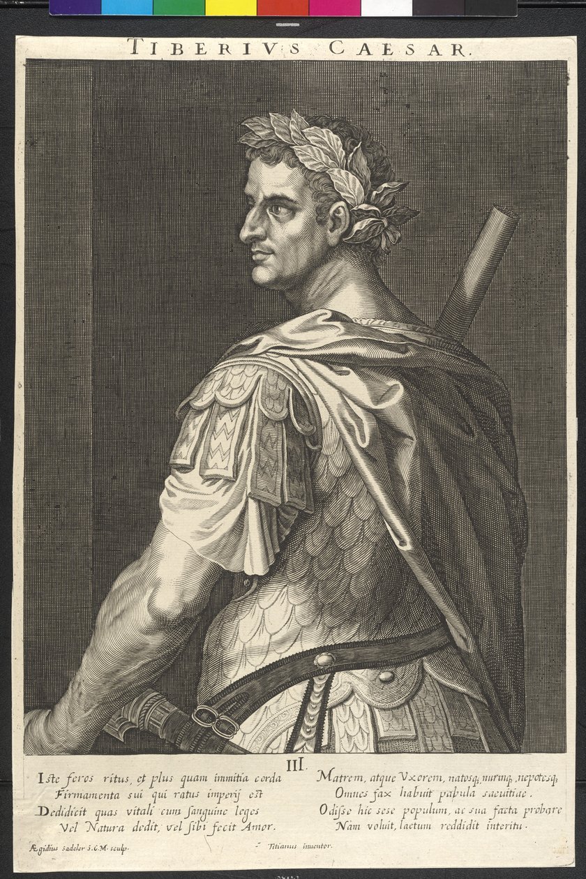 Römischer Kaiser Tiberius von Artist Unknown