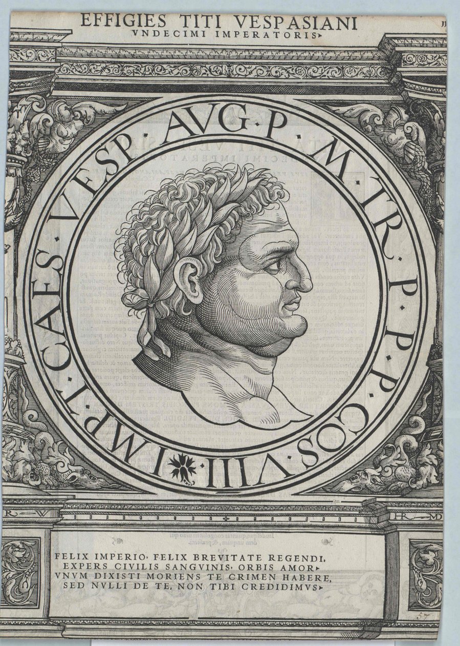 Römischer Kaiser Titus von Artist Unknown