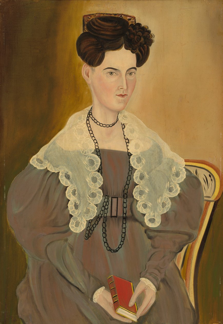 Hannah Fisher Stedman, 1833 von Asahel Powers