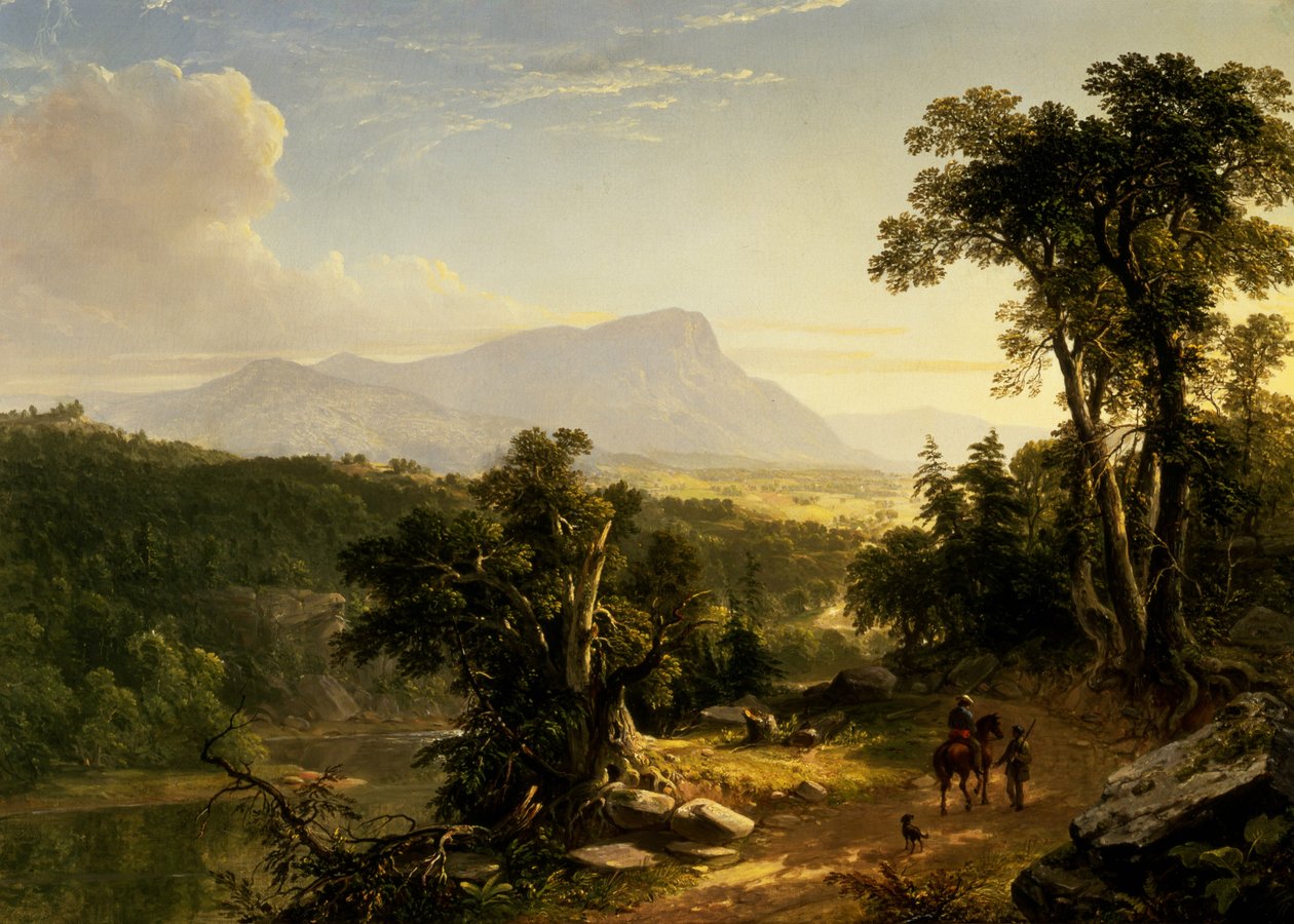 Landschaftskomposition: In den Catskills, 1848 von Asher Brown Durand