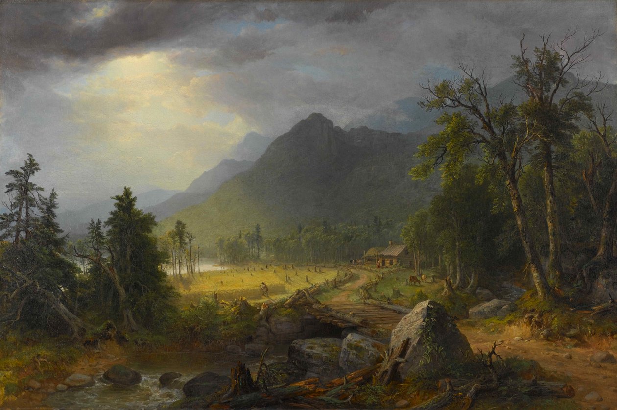 Die erste Ernte in der Wildnis von Asher Brown Durand