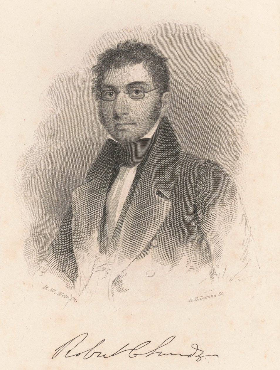 Robert C. Sands von Asher Brown Durand, after Robert Weir