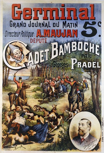 Plakat für die Zeitung 