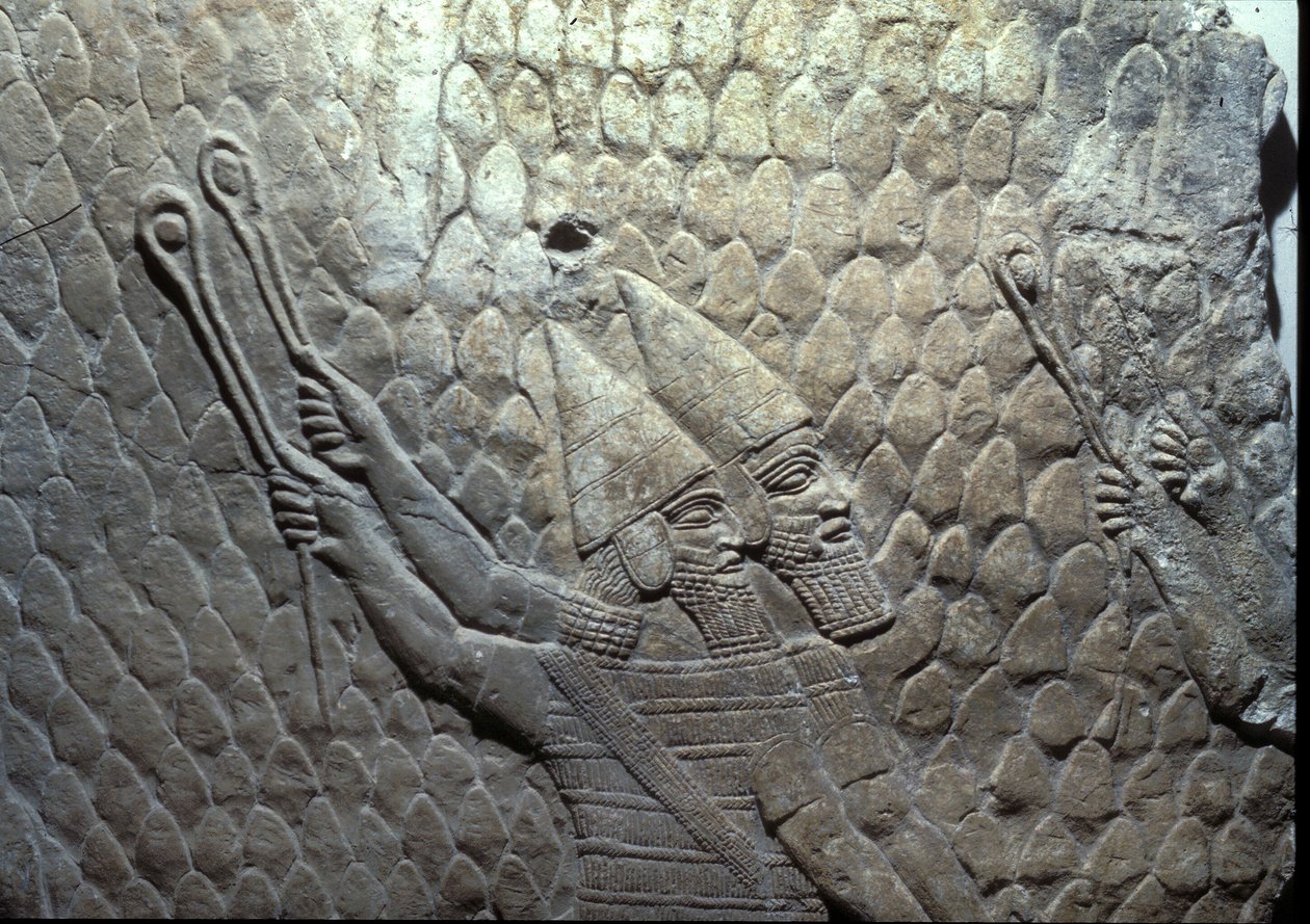 Assyrische Schleuderer, Palast von Sennacherib, Ninive von Assyrian