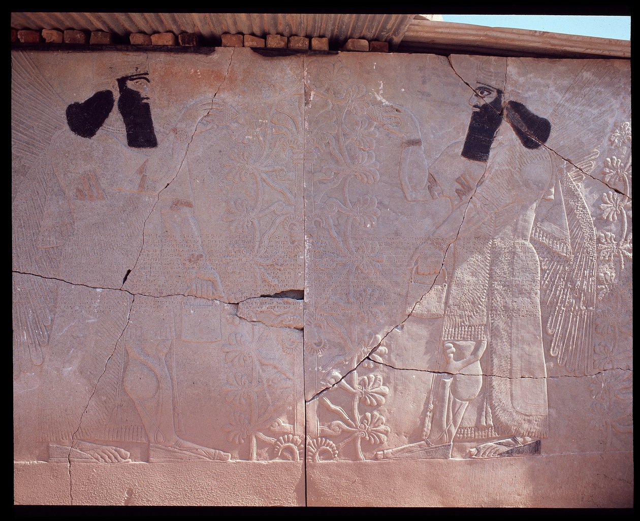 Ansicht eines Reliefs, 9.-7. Jahrhundert v. Chr. von Assyrian