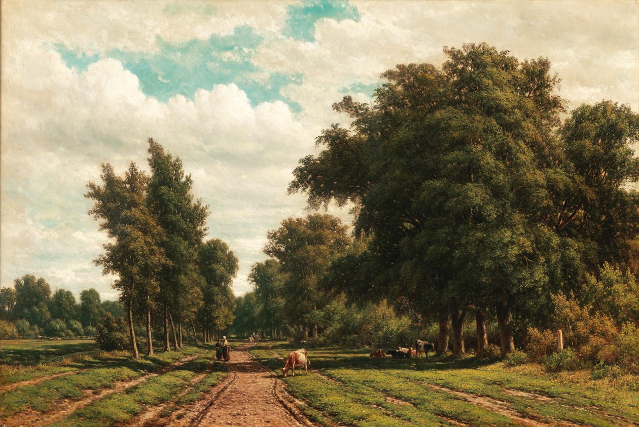 Ein Sommertag in der Normandie von Attributed to Mikhail Clodt