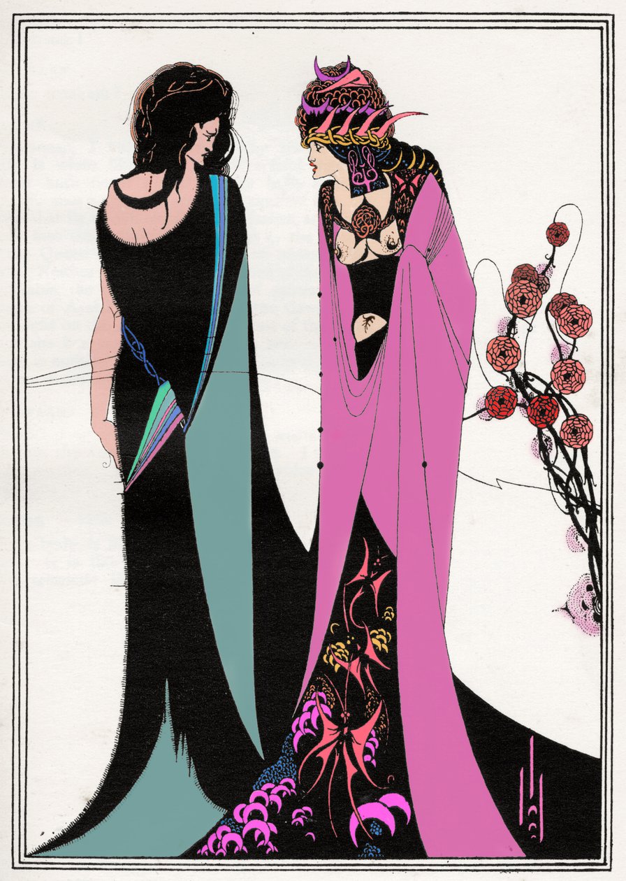 Johannes und Salome von Aubrey Beardsley