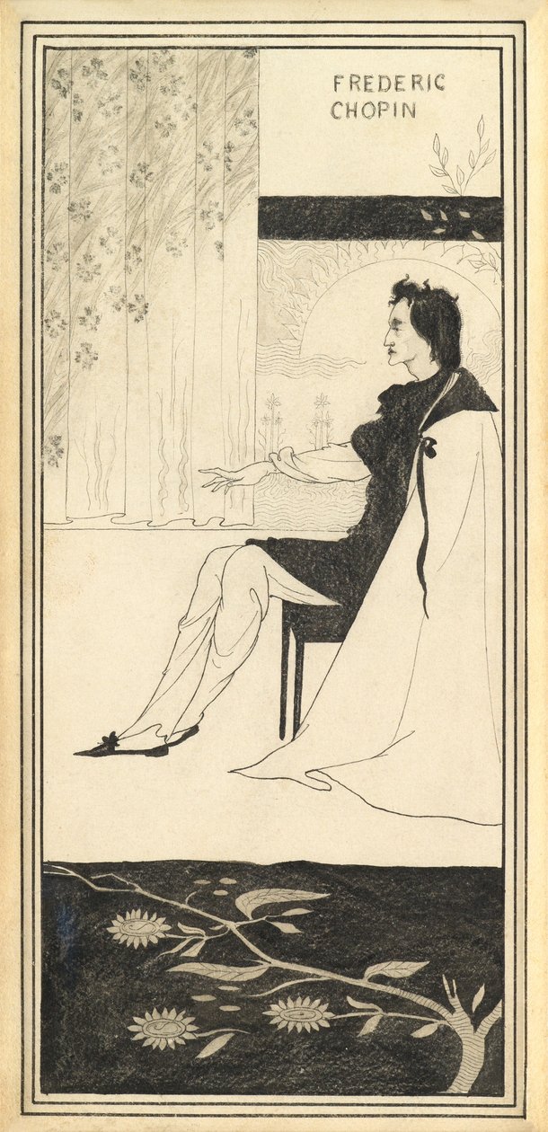 Frédéric Chopin von Aubrey Beardsley