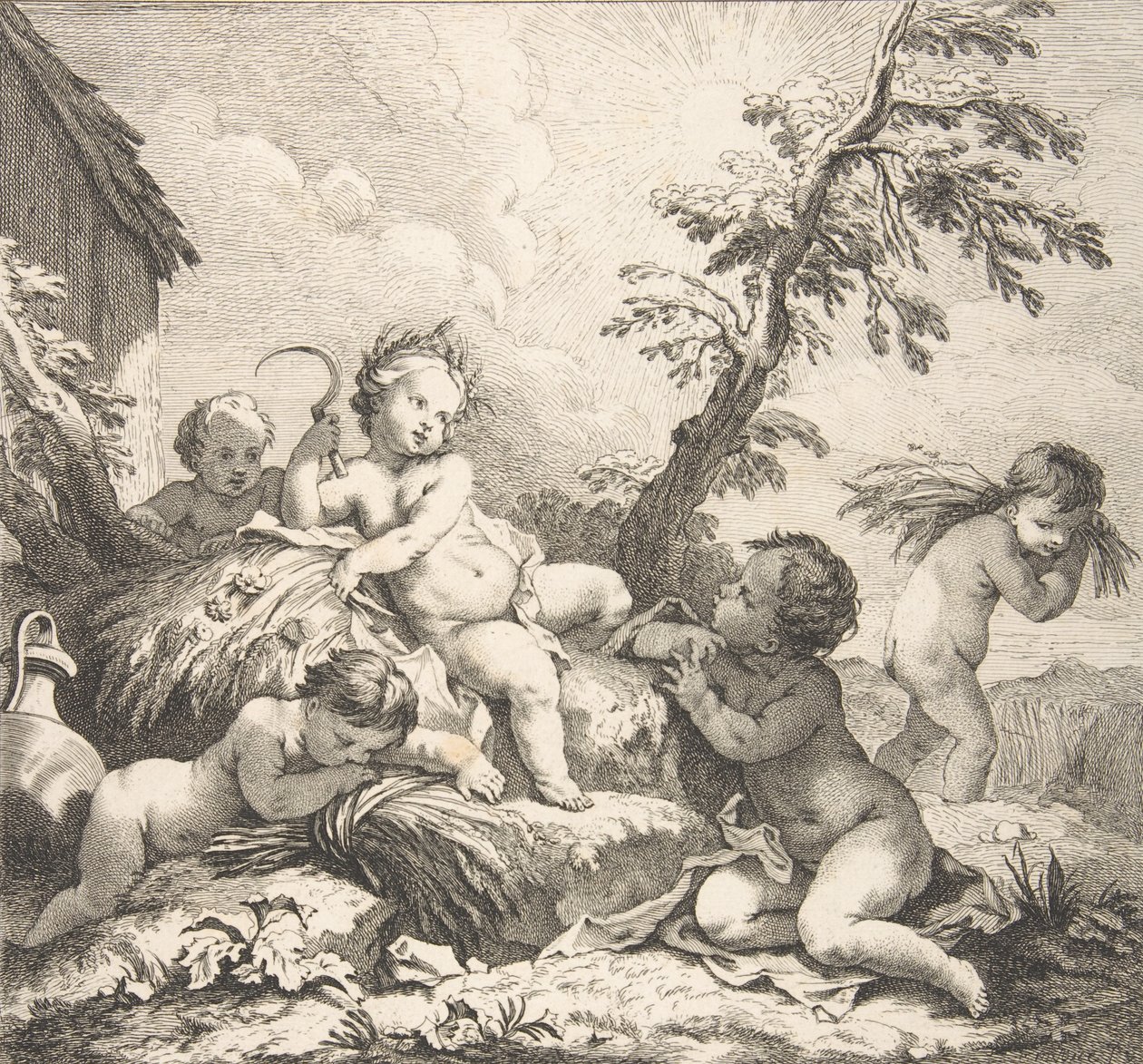 Sommer, 1735 von Audran Benoit II