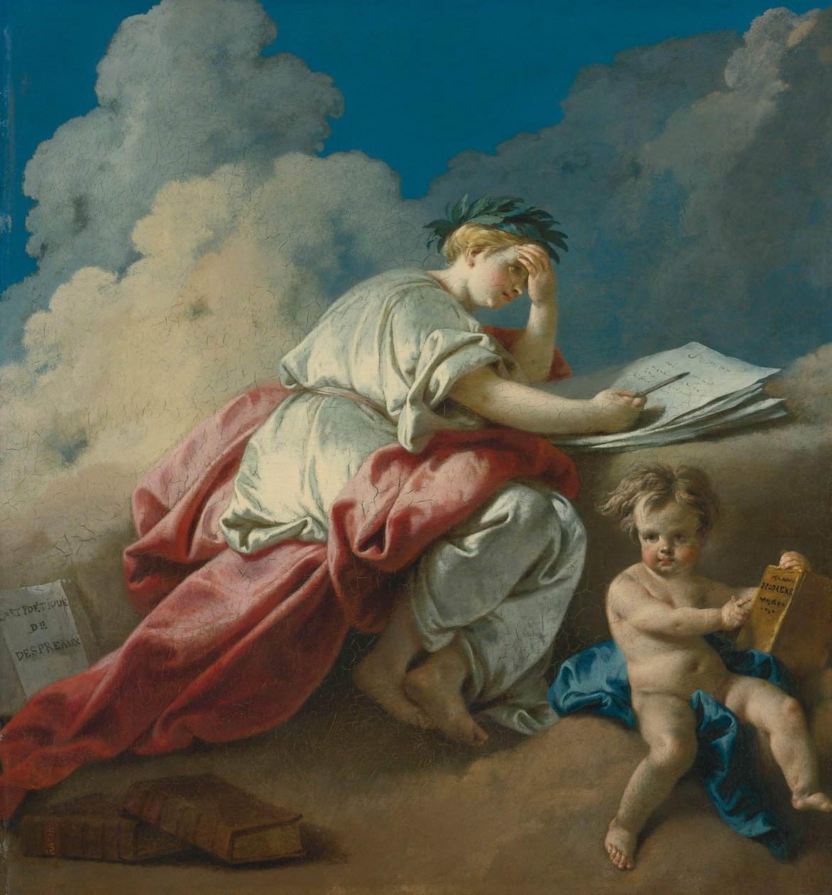 Eine Allegorie der Poesie von Auger Lucas