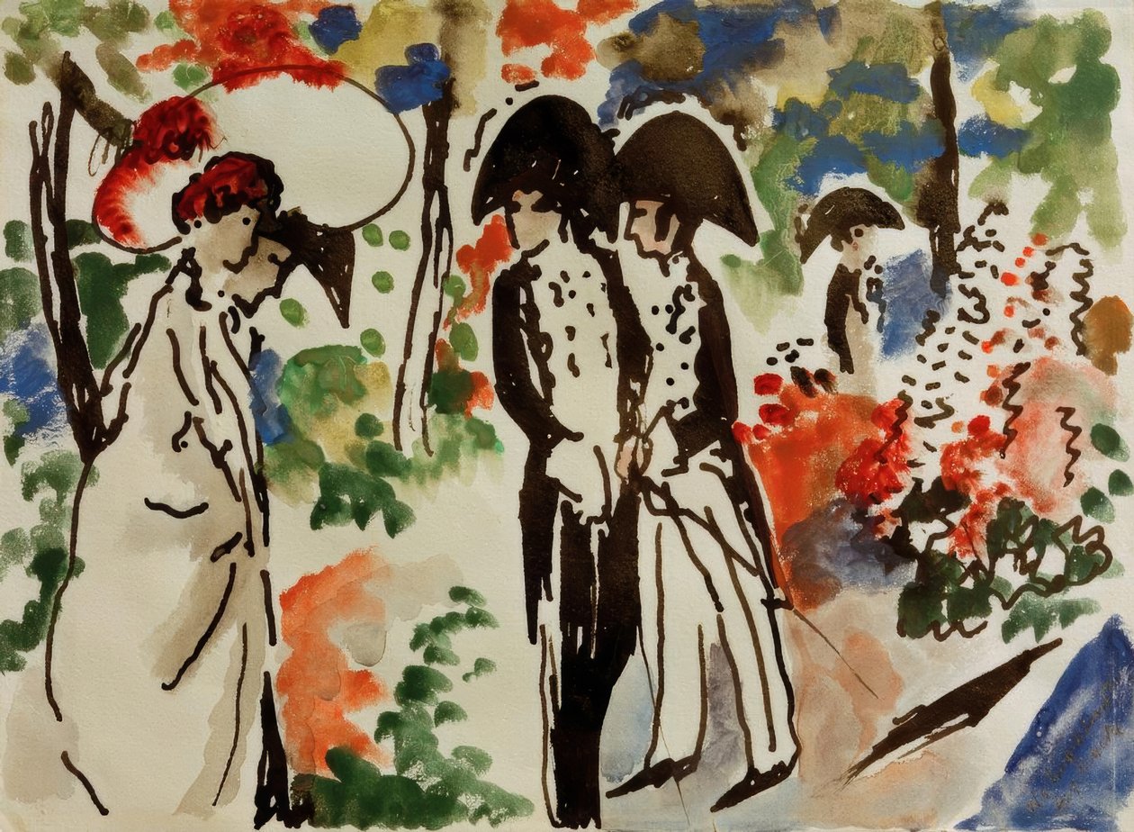 Promenade von August Macke