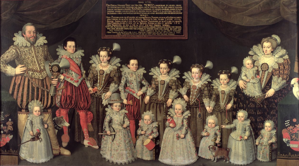Moritz der Gelehrte und seine Familie von August Erich