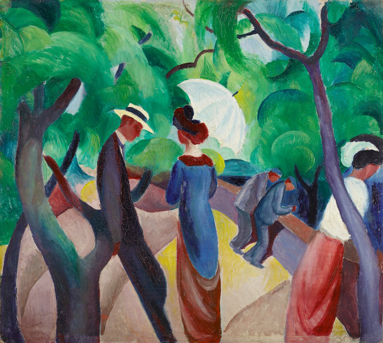 Promenade von August Macke