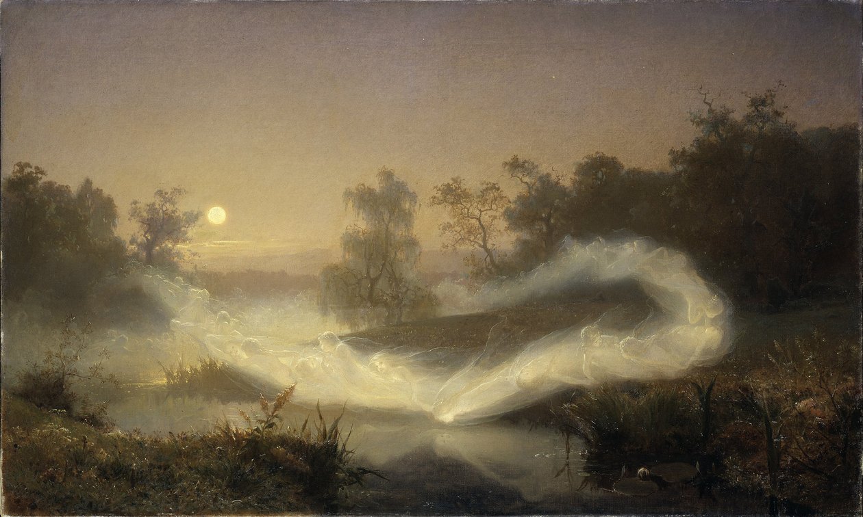 Tanzende Elfen, 1866 von August Malmström