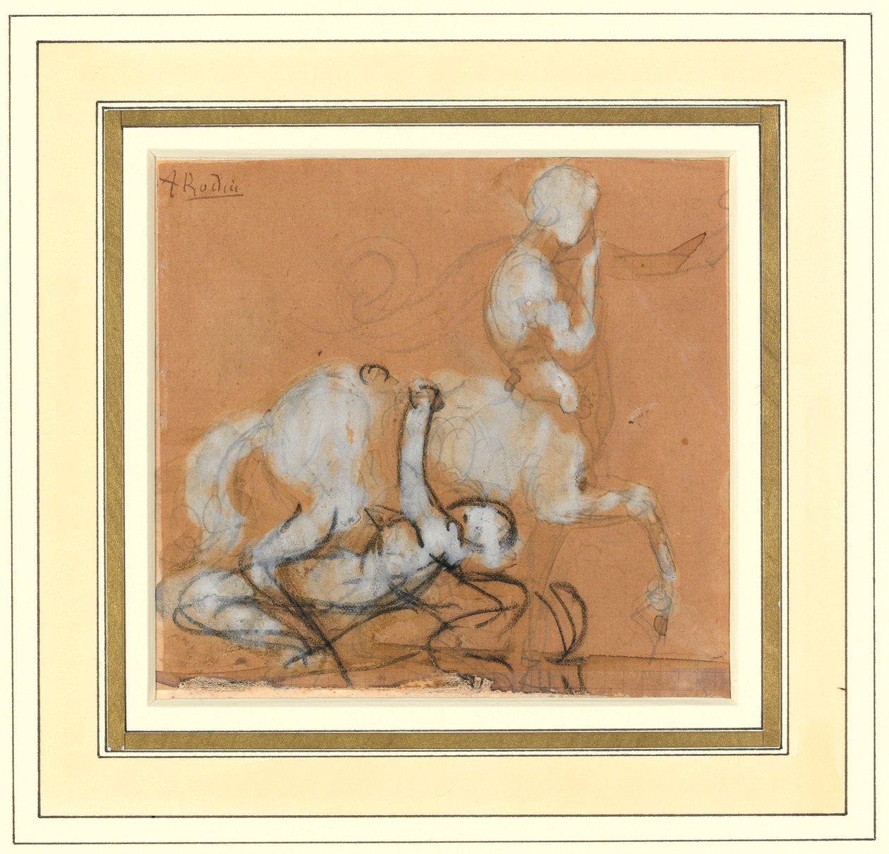 Achilles und Cheiron von Auguste Rodin