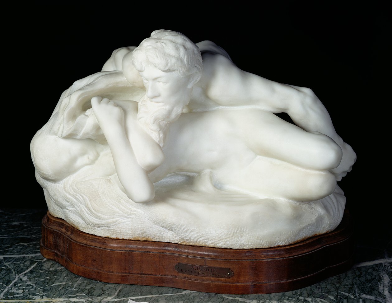 Psyche-Frühling, auch bekannt als die überraschte Nymphe oder der Frühling, 1886 von Auguste Rodin