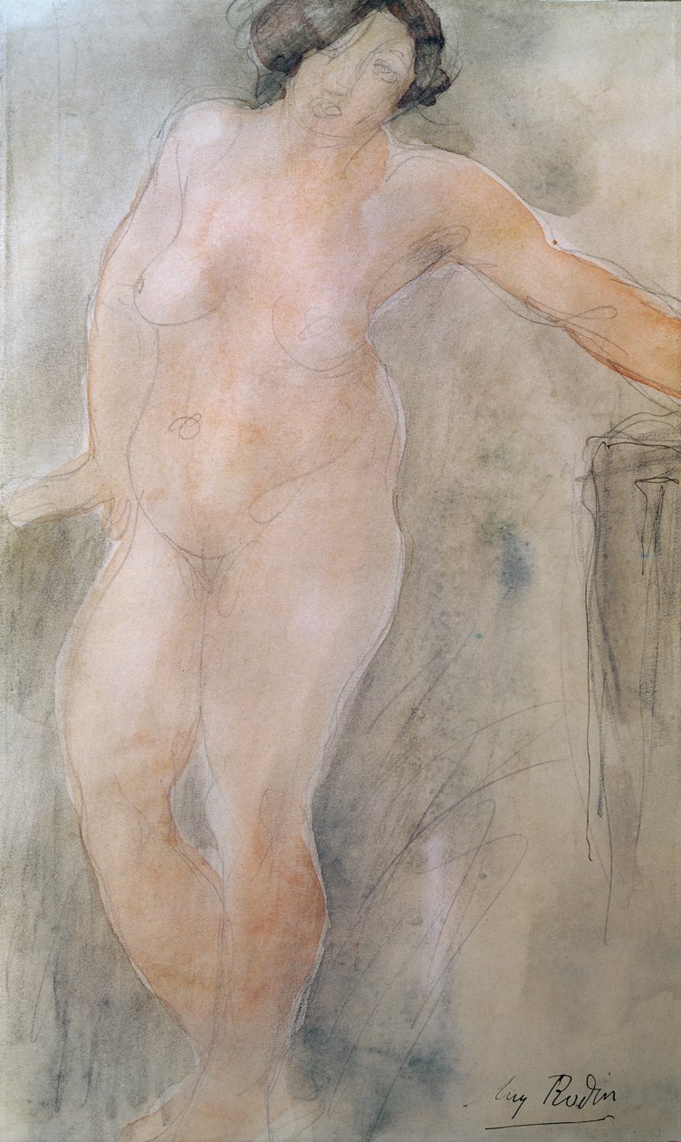 Studie eines weiblichen Aktes von Auguste Rodin