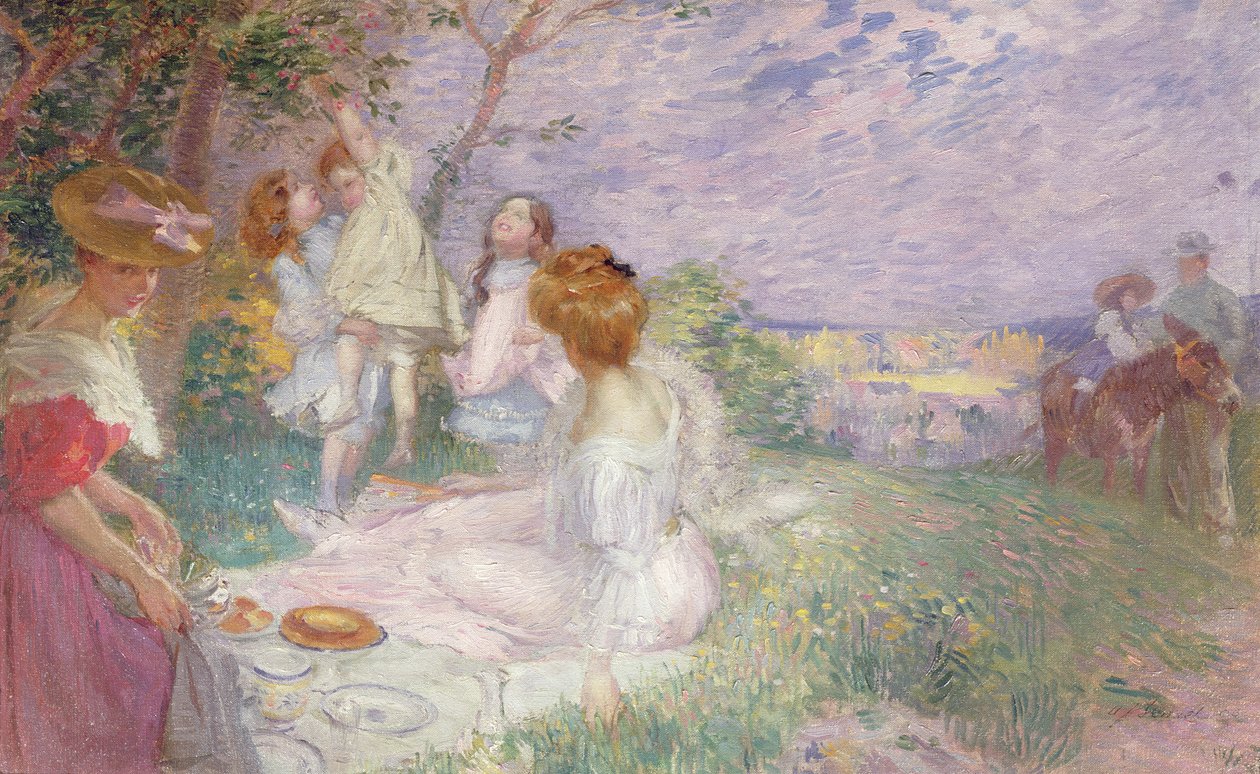 Das Picknick, 1906 von Auguste-Frederic Bonnet