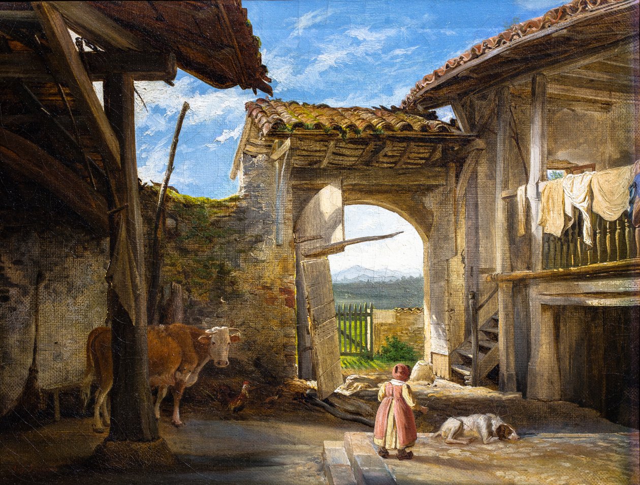 Bauernhof von Auguste Flandrin
