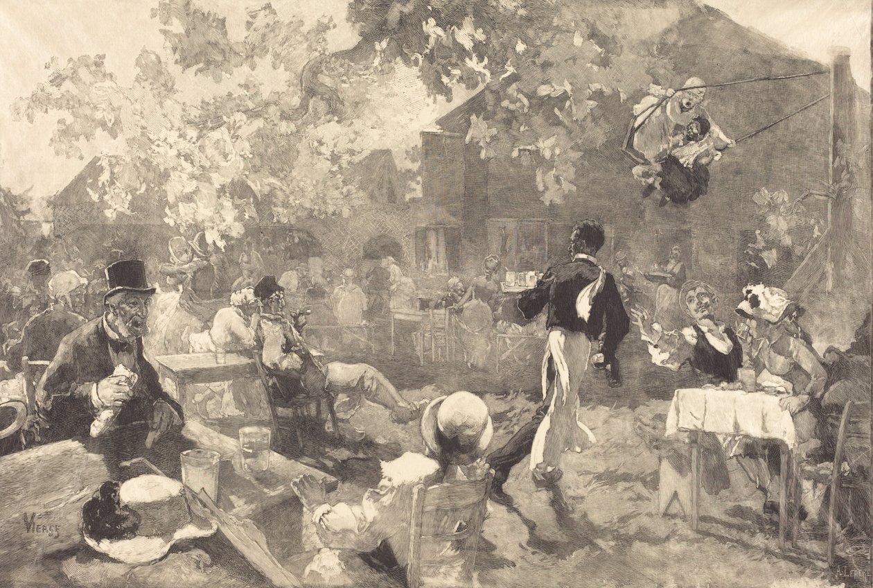 Au coq des bruyeres von Auguste Lepere