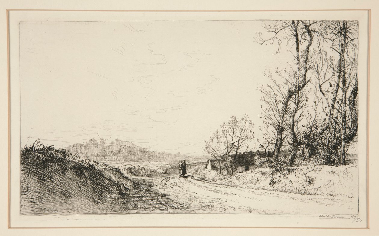 Letzte Blätter (Vendée) von Auguste Lepere
