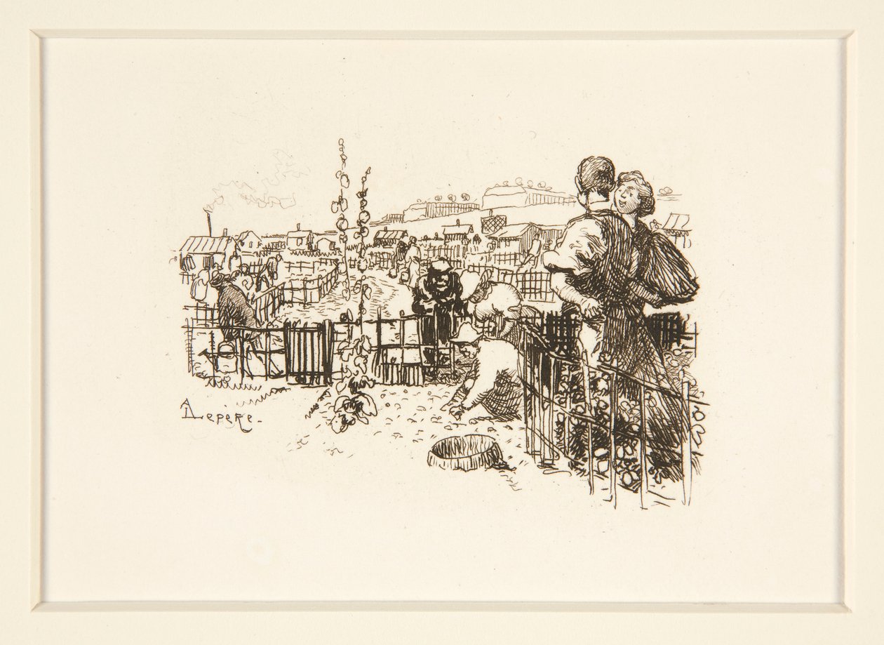 Gartenarbeit von Auguste Lepere