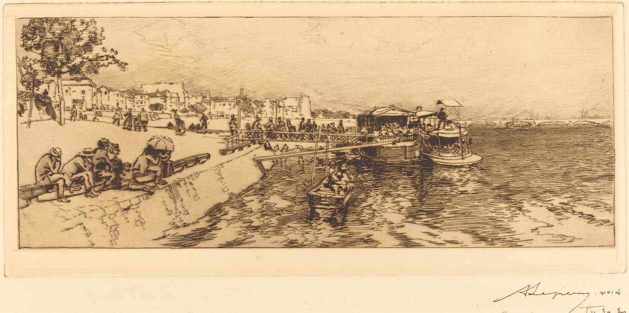 Pier von Bercy von Auguste Lepere