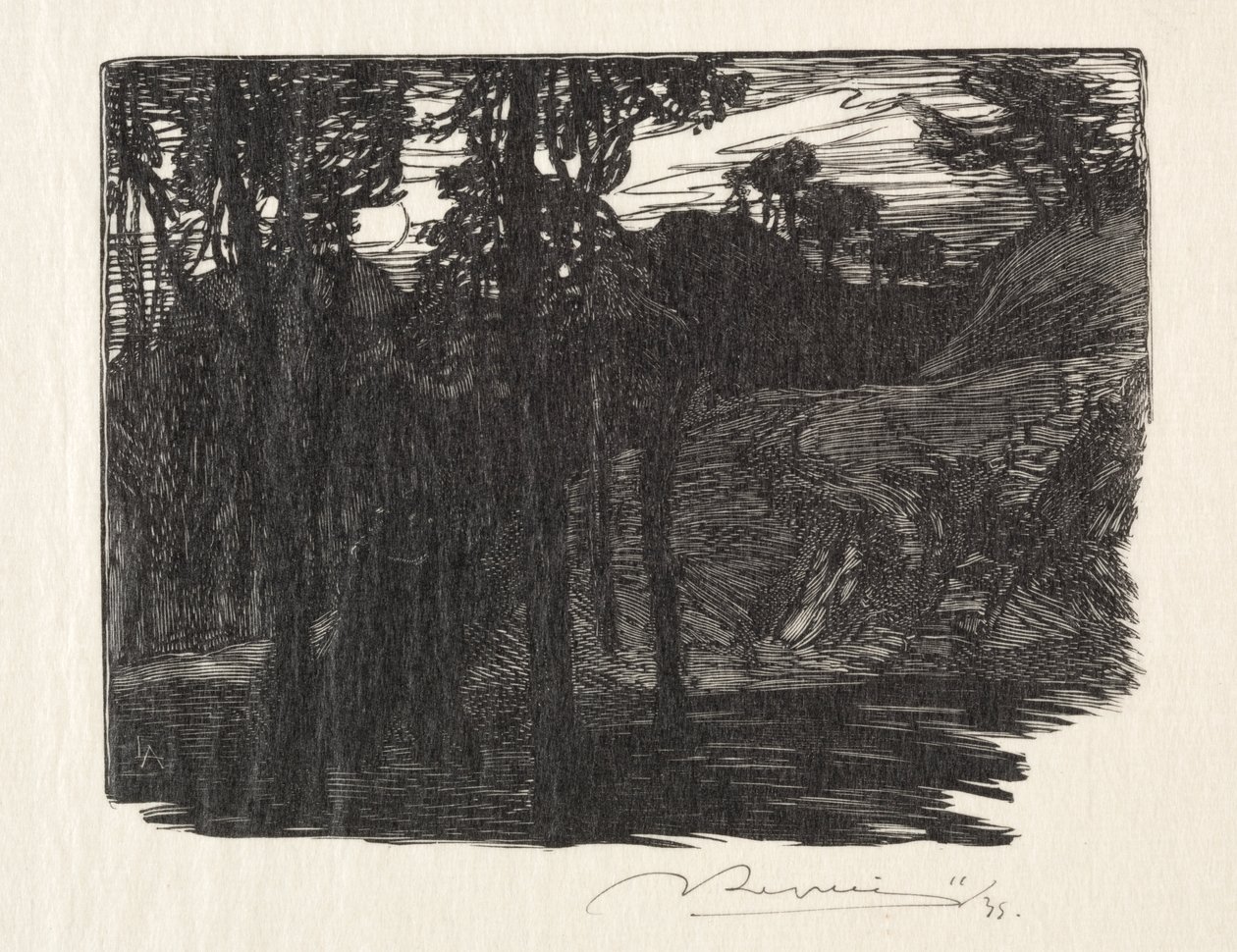 Abend von Auguste Louis Lepère
