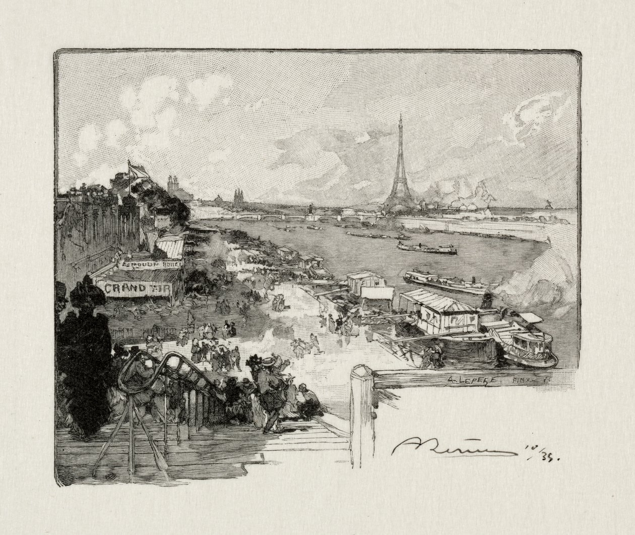 Der Tagesanbruch von Auguste Louis Lepère