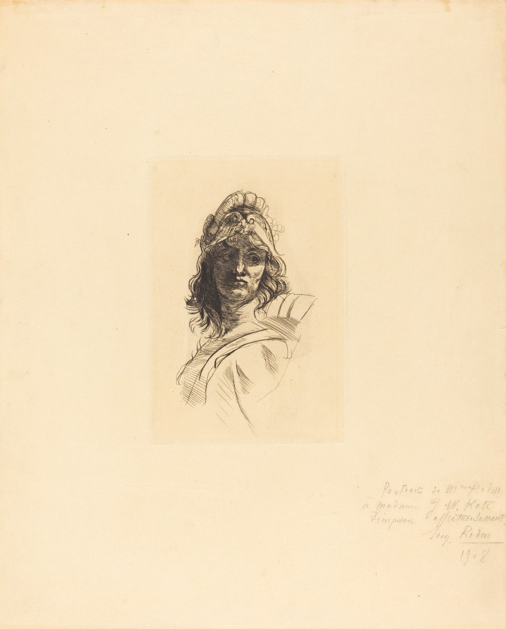 Büste der Bellone von Auguste Rodin