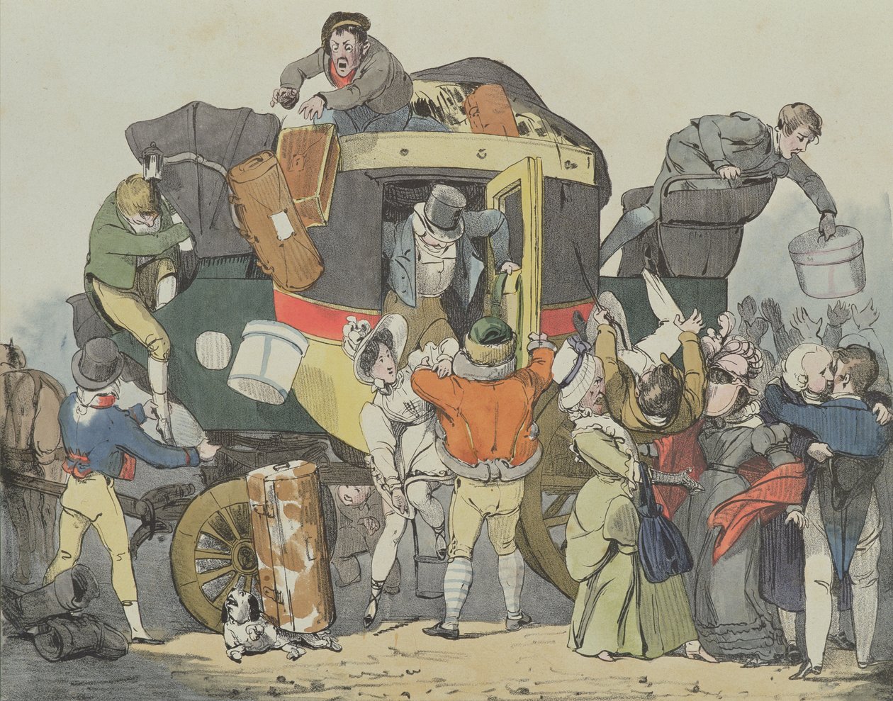 Die Unannehmlichkeit, 1826 von Auguste Xavier Leprince