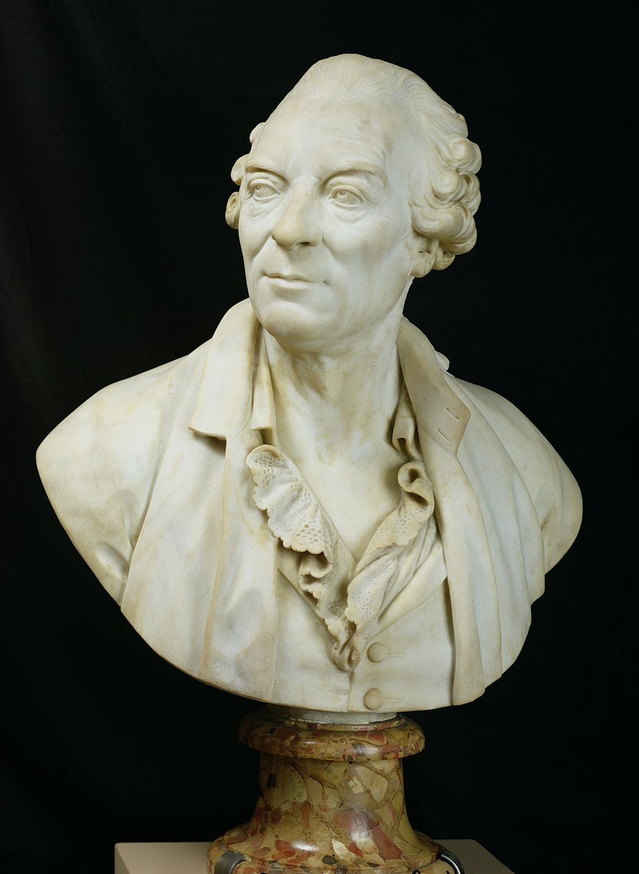 Büste von George Louis Leclerc (1707-88) Graf von Buffon, 1773 von Augustin Pajou