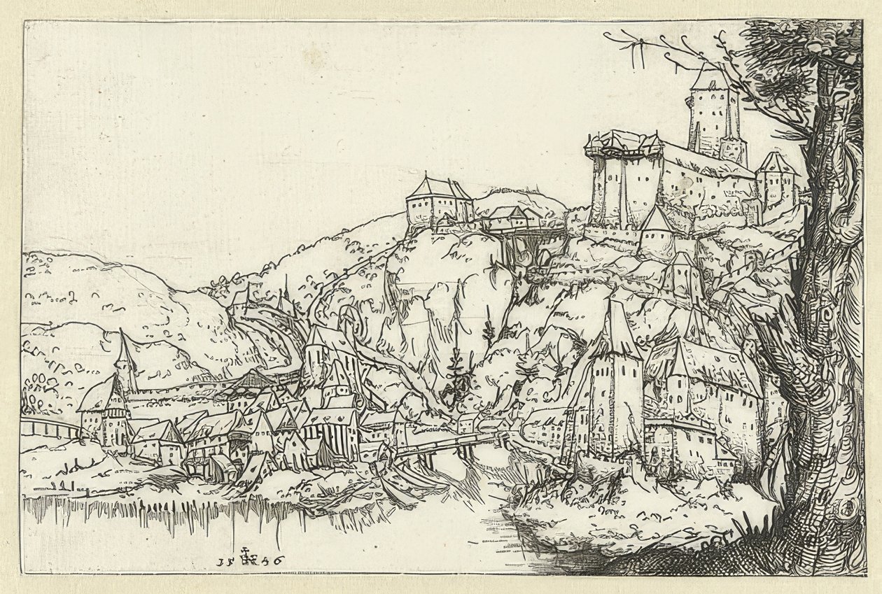 Blick auf Passau von Augustin Hirschvogel