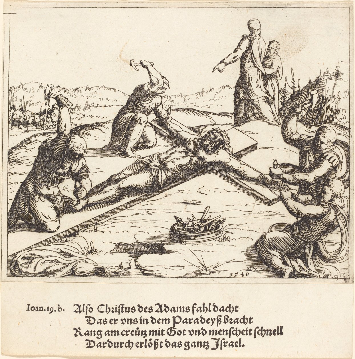 Die Kreuzigung von Augustin Hirschvogel