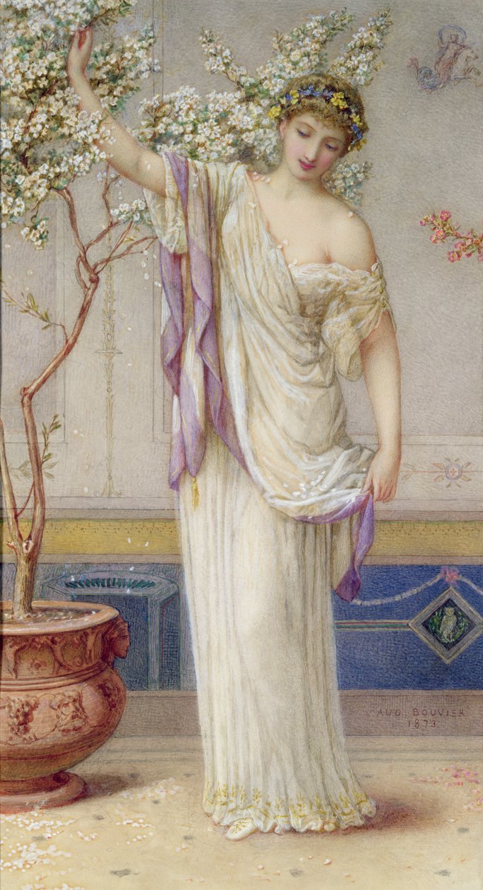 Flora, 1873 von Augustus Jules Bouvier