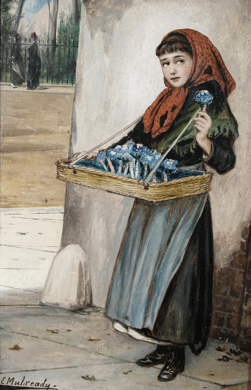 Ein Auge auf einen erwarteten Käufer von Augustus Edwin Mulready