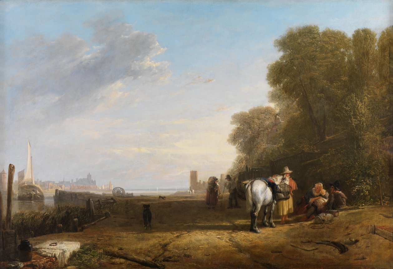 Eine Szene in Holland von Augustus Wall Callcott