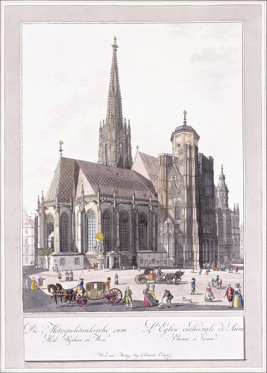 Stephansdom in Wien von Austrian School