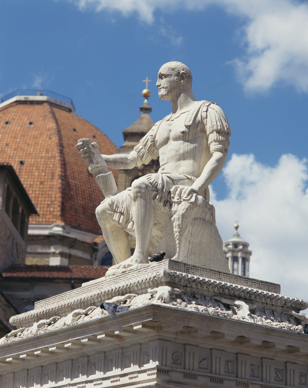 Denkmal für Giovanni dalle Bande Nere, Piazza San Lorenzo, Florenz von Baccio Bandinelli