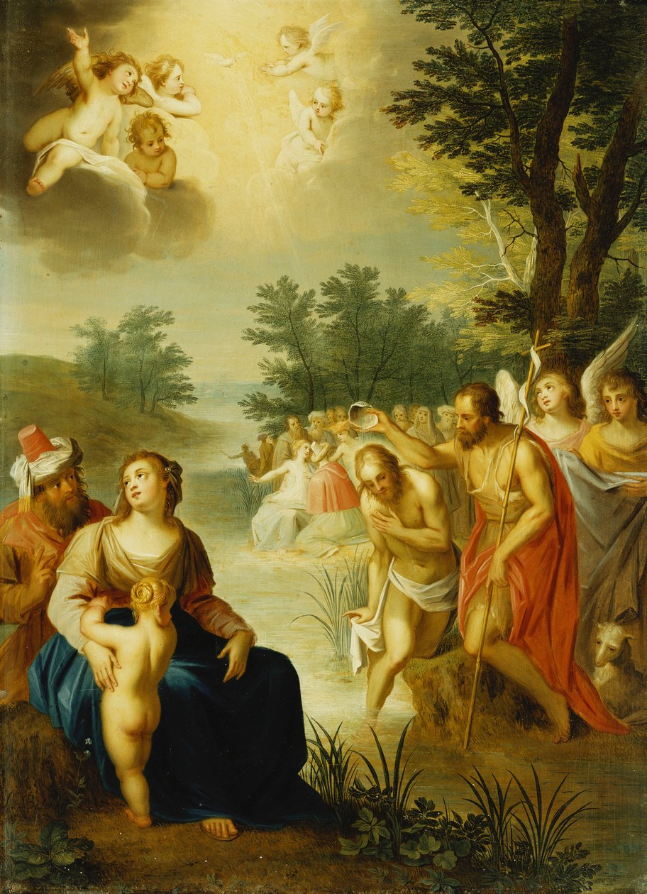 Die Taufe Christi von Balthasar Beschey